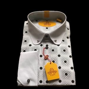 Premium luxury men’s bar collar dress shirts